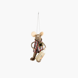 Tourist Mouse Ornament