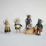 Tourist Mouse Ornament