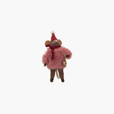 Felt Mouse w/ Faux Fur Sweater