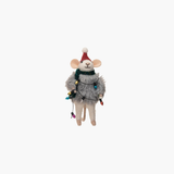 Felt Mouse w/ Faux Fur Sweater