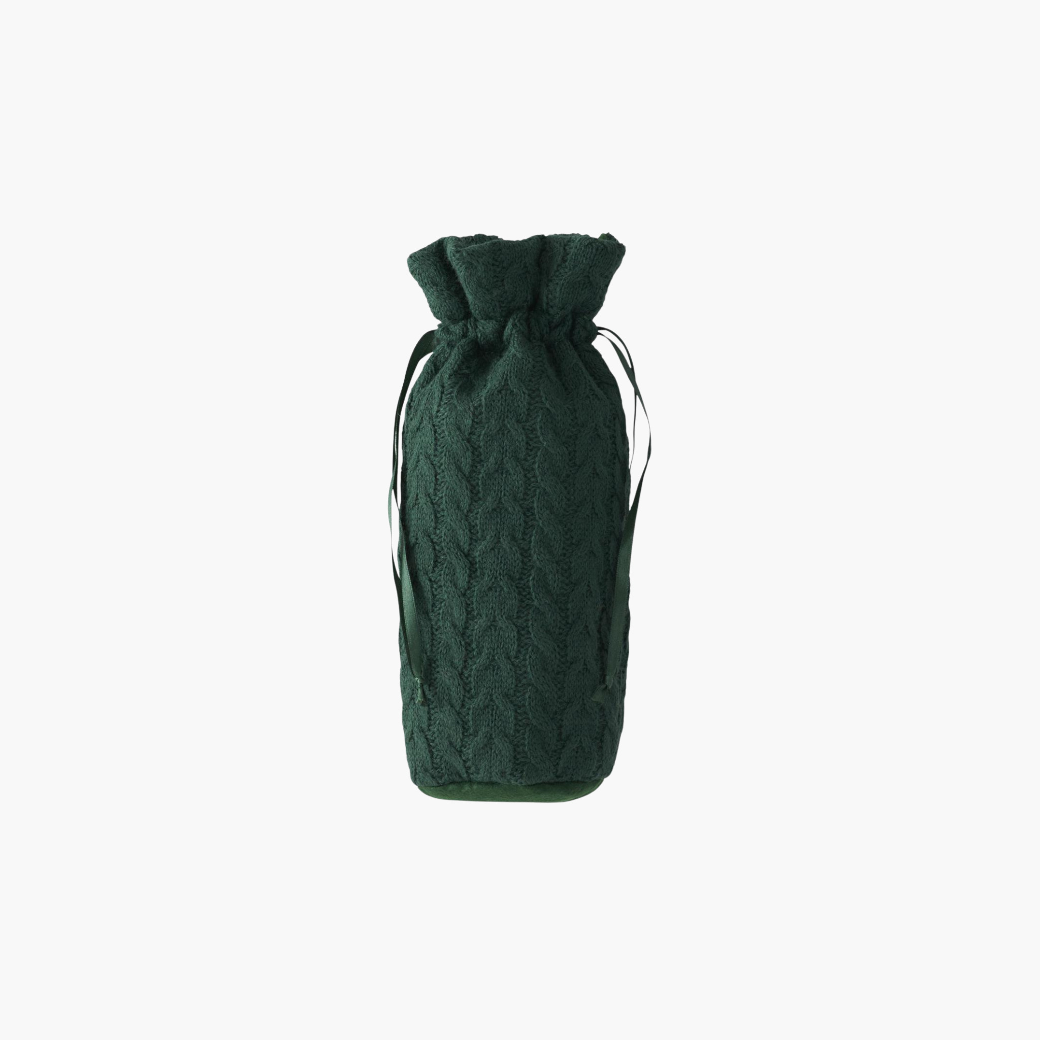 Cable Knit Wine Bags