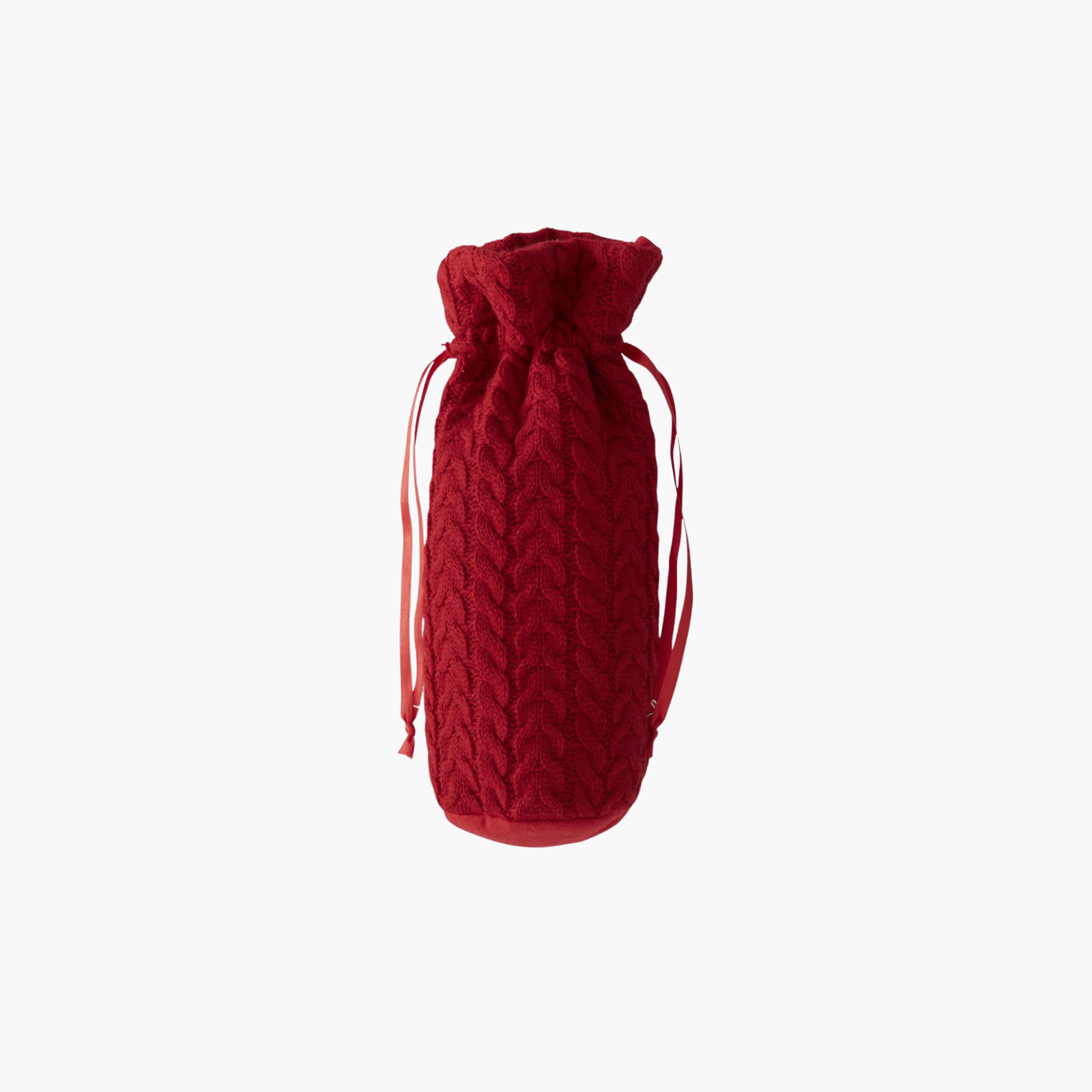 Cable Knit Wine Bags