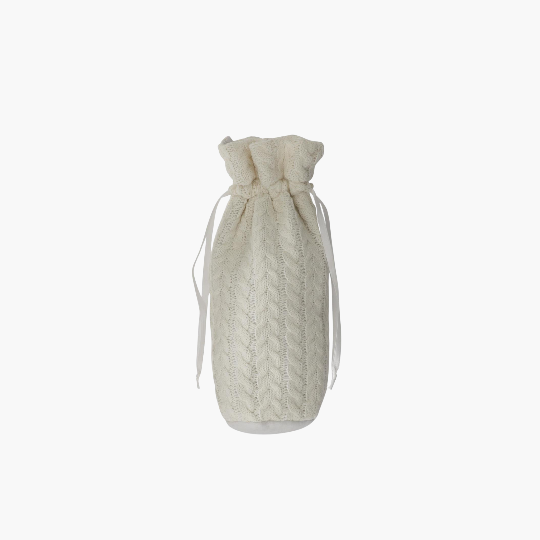 Cable Knit Wine Bags