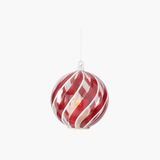 Candy Cane Striped LED Ornament