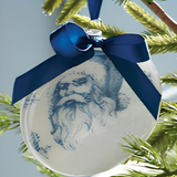 Santa Snow Globe Ornament