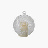 White Snowflake LED Ornament
