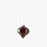 Red Velvet + Green Plaid Ornament
