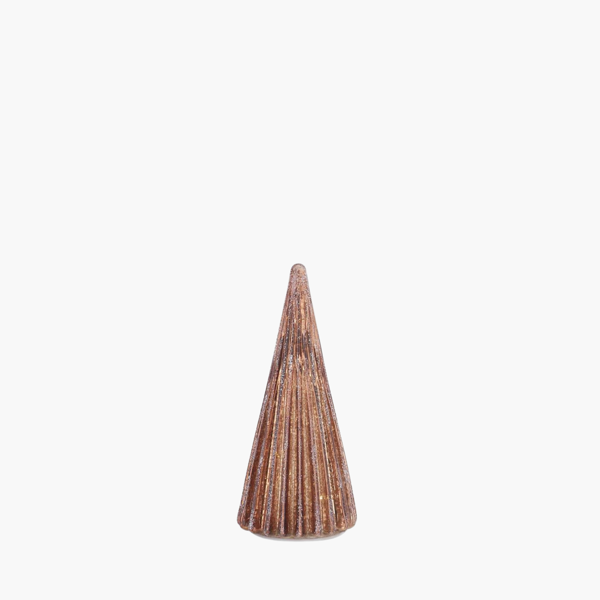 Frosted Copper LED Mercury Glass Trees