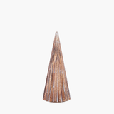 Frosted Copper LED Mercury Glass Trees