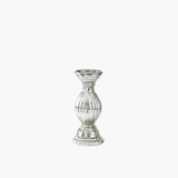 Silver Mercury Glass Candleholders