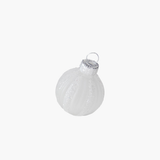 Frosted White Mini Ornaments