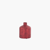 Antique Red Matte Glass Vases