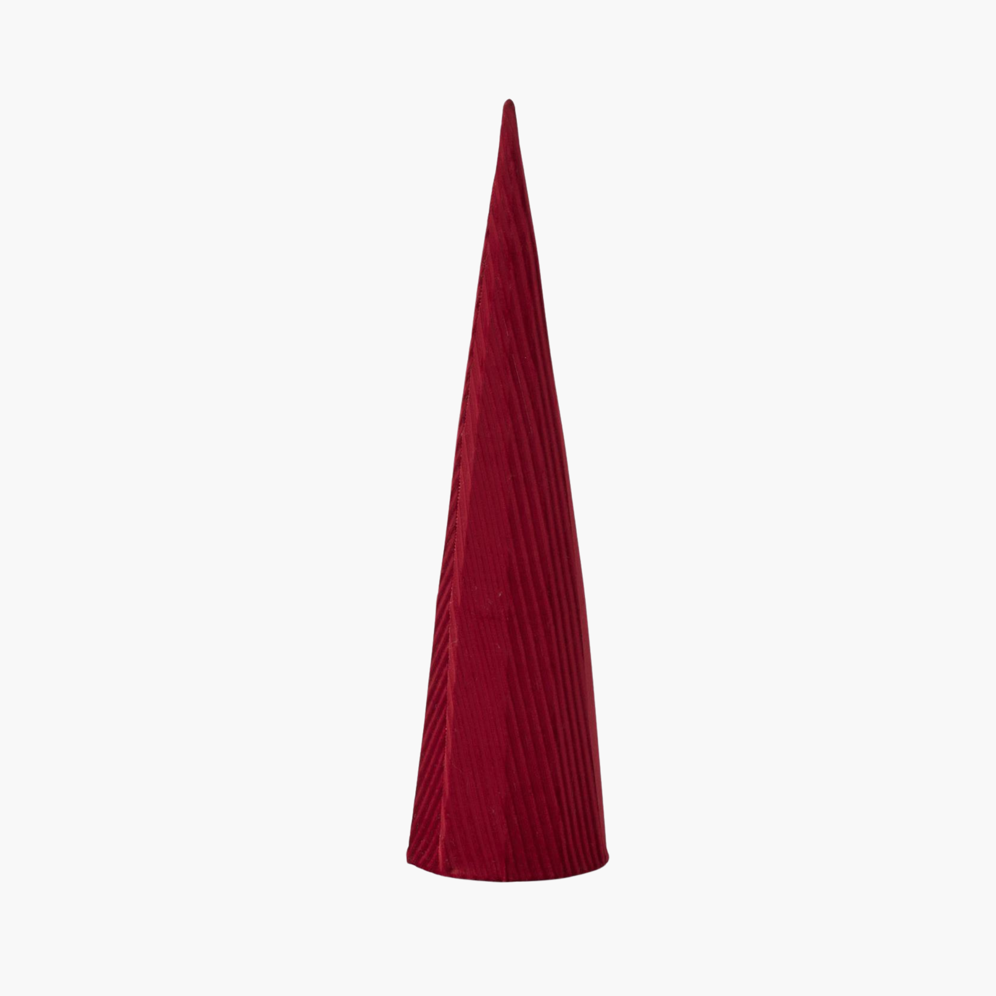 Burgundy Velvet Cone Trees