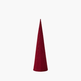 Burgundy Velvet Cone Trees