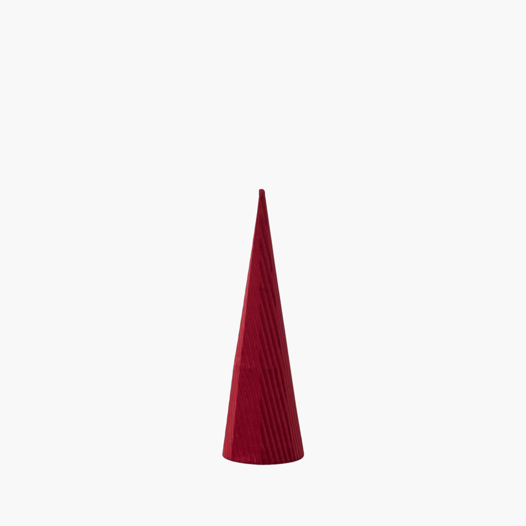 Burgundy Velvet Cone Trees
