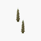 Green Gold Tree Shaped Taper