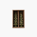 Green Gold Tree Shaped Taper