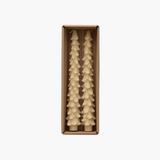 10" Cream Tree Shaped Taper