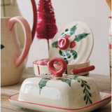 Holly Butter Dish