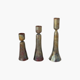 Burnt Copper Iron Taper Holders
