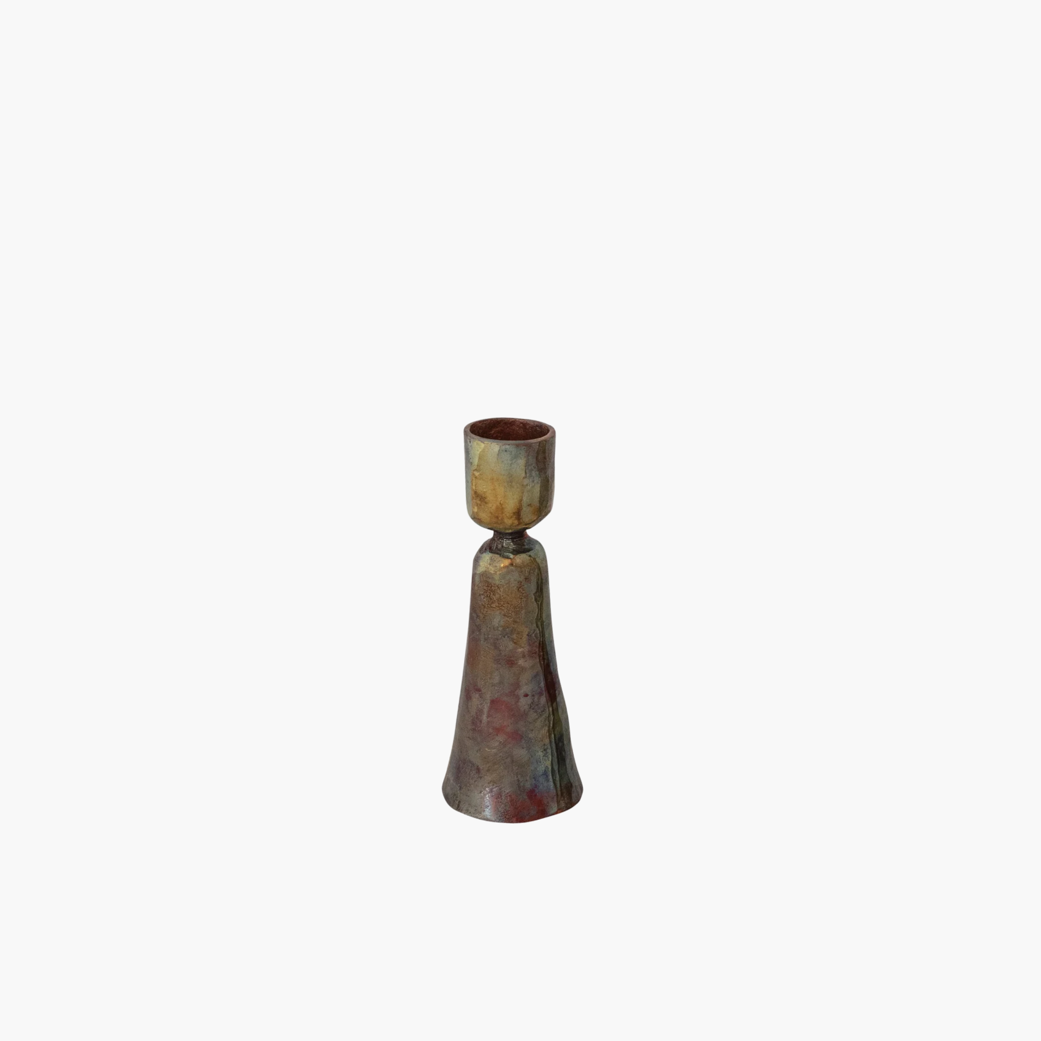 Burnt Copper Iron Taper Holders
