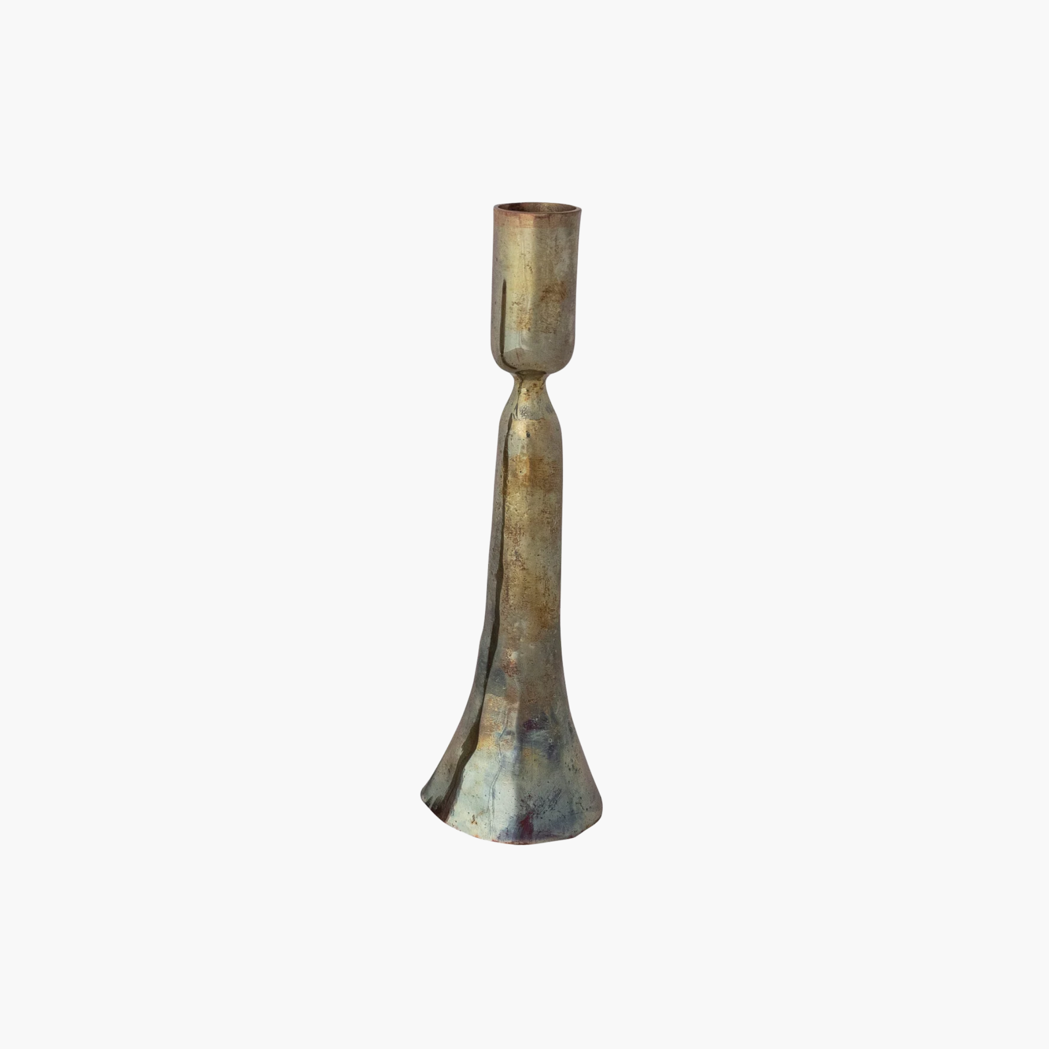 Burnt Copper Iron Taper Holders