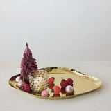 Brass Organic Shaped Tray