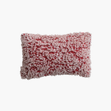 Red Tufted Lumbar Pillow