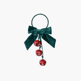 Green Velvet Bow Door Hanger