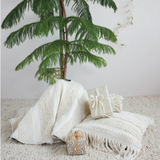Metallic Gold Thread Pillow