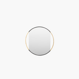 Modern Gold & Black Mirror