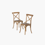 Cross Back Dining Chair