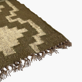 Rug Olive Aztec 2x3