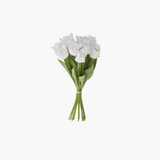 White Parrot Tulips Real Touch