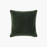 Forest Green Velvet 22x22 Pillow