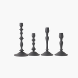 Blk Metal Taper Holder