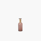 Dusty Rose Glass Bottles