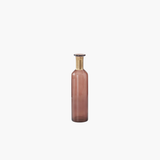 Dusty Rose Glass Bottles