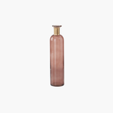 Dusty Rose Glass Bottles