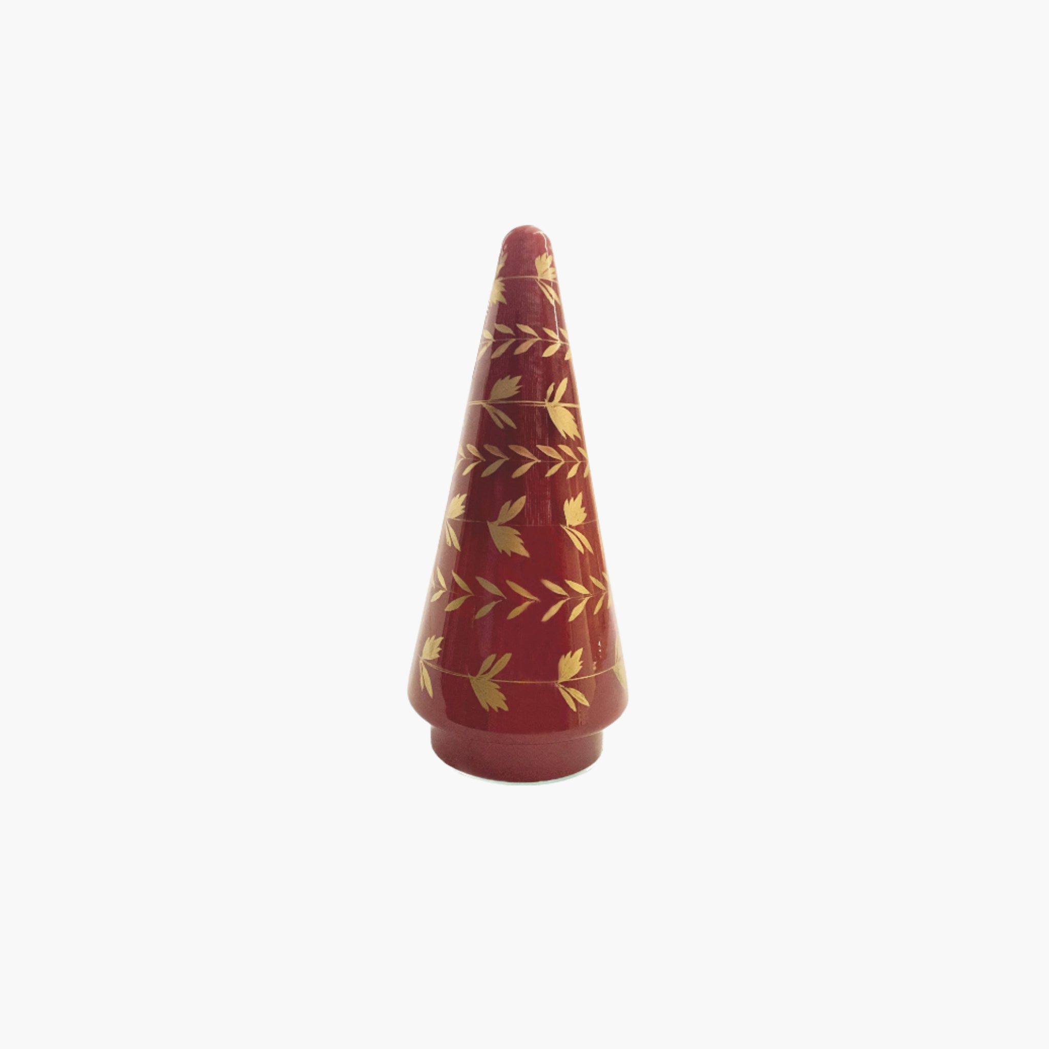 Red & Gold Glass Tree