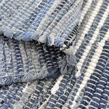 Rug Recycled Denim Chindi - 4X6