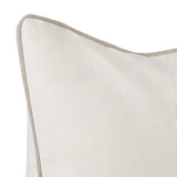 Ivory Velvet 22x22 Pillow
