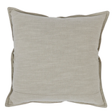 Taupe Leather 22x22 Pillow