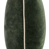 Forest Green Velvet 22x22 Pillow