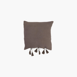 Pillow Grey Tassels