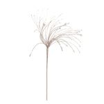 Metal & Glass Beaded Spray, Silver Finish